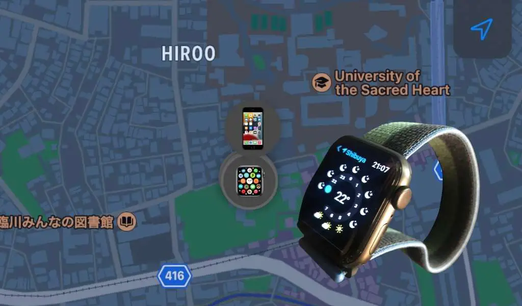 how to find my apple watch if its dead main